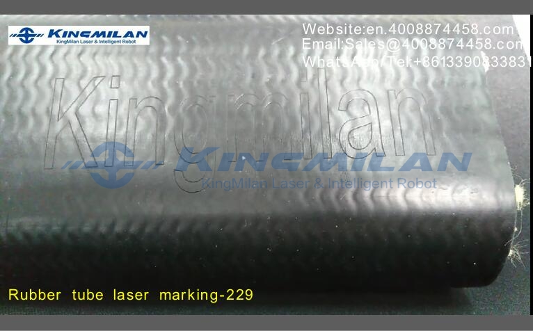 橡膠軟管、橡膠軟管印字、橡膠軟管打標、橡膠軟管噴碼、橡膠軟管激光打標
