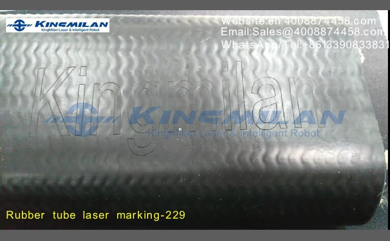 橡膠軟管、橡膠軟管印字、橡膠軟管打標、橡膠軟管噴碼、橡膠軟管激光打標
