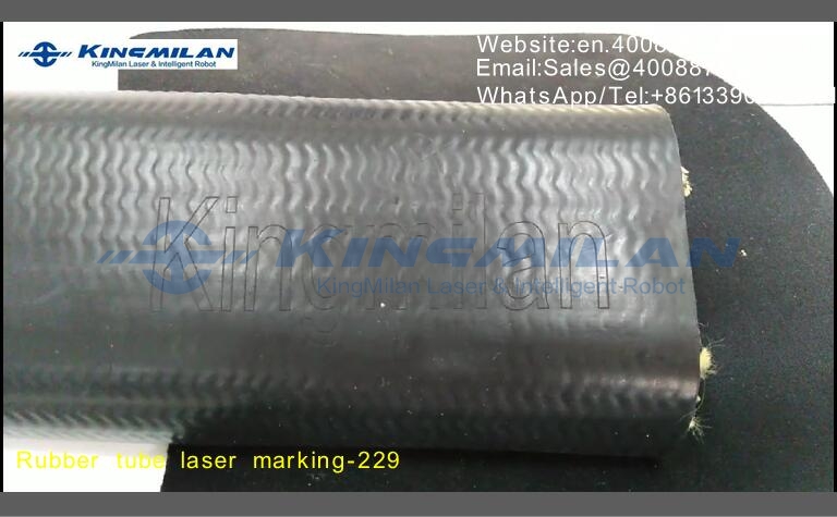 橡膠軟管、橡膠軟管印字、橡膠軟管打標、橡膠軟管噴碼、橡膠軟管激光打標