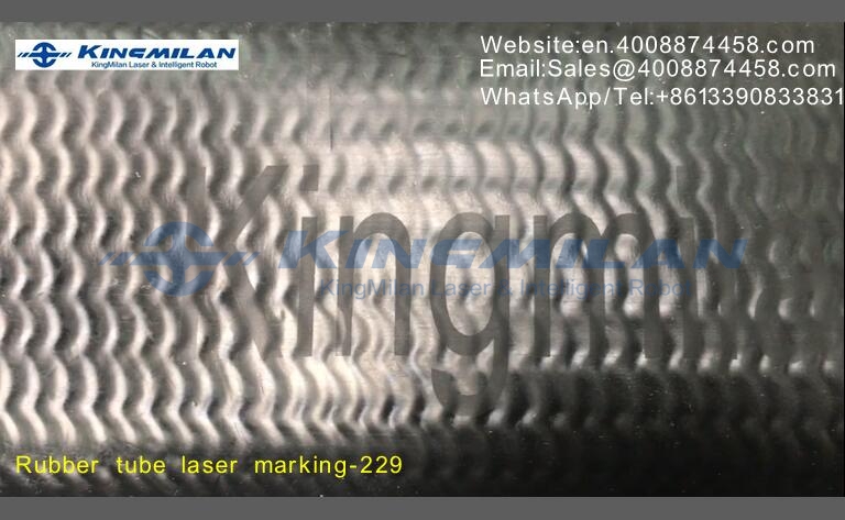 橡膠軟管、橡膠軟管印字、橡膠軟管打標、橡膠軟管噴碼、橡膠軟管激光打標
